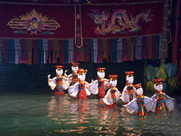 Marionnettes sur l'eau, spectacles au Vietnam
